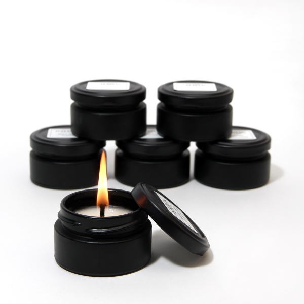 Аромасвеча Endorphia, Black, аромат  Amber Boy , 50 мл
